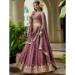 Picture of Fascinating Organza Dark Olive Green Lehenga Choli