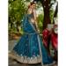 Picture of Comely Organza Teal Lehenga Choli