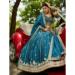 Picture of Comely Organza Teal Lehenga Choli