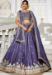 Picture of Excellent Organza Dark Slate Blue Lehenga Choli