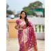 Picture of Pleasing Silk Hot Pink Saree