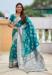 Picture of Gorgeous Silk Dark Cyan Saree