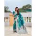 Picture of Gorgeous Silk Dark Cyan Saree