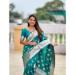 Picture of Gorgeous Silk Dark Cyan Saree