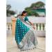 Picture of Gorgeous Silk Dark Cyan Saree