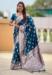 Picture of Shapely Silk Light Steel Blue Saree