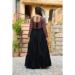 Picture of Well Formed Rayon Black Readymade Gown