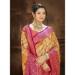 Picture of Marvelous Silk Golden Rod Saree