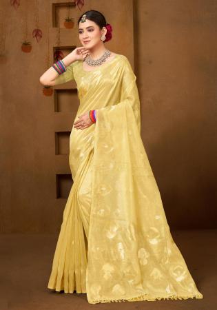 Picture of Taking Cotton & Silk Burly Wood Saree