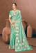 Picture of Well Formed Cotton & Silk Dark Sea Green Saree