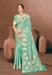 Picture of Well Formed Cotton & Silk Dark Sea Green Saree