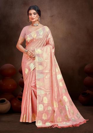 Picture of Appealing Cotton & Silk Burly Wood Saree