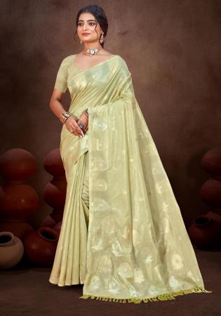 Picture of Sublime Cotton & Silk Spring Green Saree