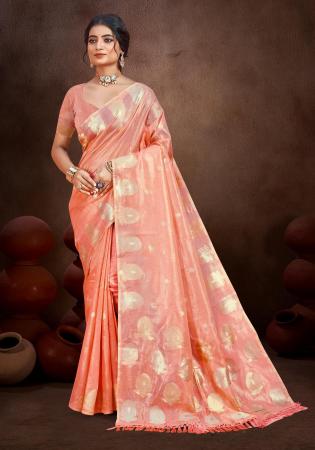 Picture of Ravishing Cotton & Silk Wheat Saree