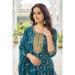 Picture of Chiffon Midnight Blue Readymade Salwar Kameez