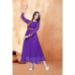 Picture of Excellent Georgette Purple Readymade Gown