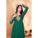 Picture of Statuesque Georgette Teal Readymade Gown