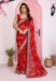 Picture of Ravishing Georgette Crimson Saree