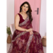 Picture of Enticing Georgette Brown Saree