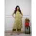 Picture of Superb Cotton Dark Khaki Kurtis & Tunic
