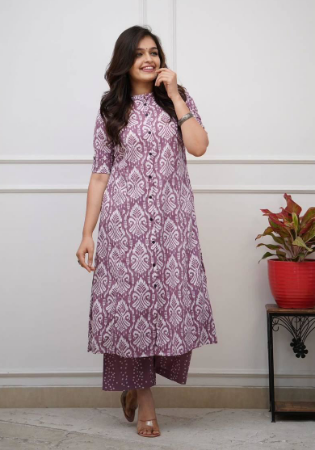 Picture of Ideal Cotton Grey Kurtis & Tunic