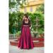 Picture of Chiffon Medium Violet Red Readymade Salwar Kameez
