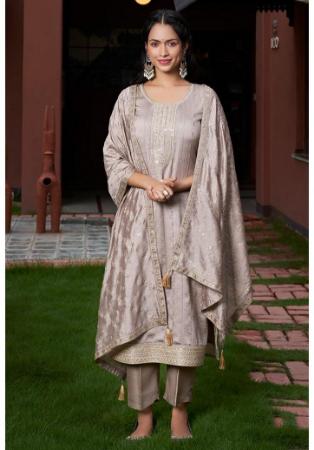 Picture of Cotton & Silk Light Pink Readymade Salwar Kameez