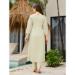 Picture of Cotton & Silk Off White Readymade Salwar Kameez