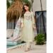 Picture of Cotton & Silk Off White Readymade Salwar Kameez