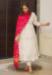 Picture of Cotton & Silk Off White Readymade Salwar Kameez