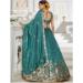 Picture of Fine Georgette Sea Green Lehenga Choli