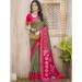 Picture of Classy Silk Green Saree