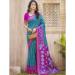 Picture of Enticing Silk Steel Blue Saree