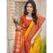 Picture of Bewitching Silk Dark Orange Saree