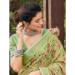 Picture of Shapely Linen Dark Sea Green Saree