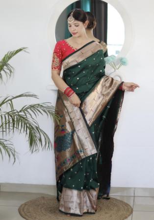 Picture of Wonderful Silk Dark Slate Grey Saree