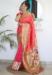 Picture of Lovely Silk Salmon Saree