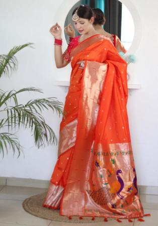 Picture of Stunning Silk Chocolate Saree