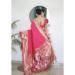 Picture of Stunning Silk Deep Pink Saree