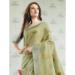 Picture of Lovely Linen Dark Khaki Saree