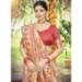 Picture of Resplendent Silk Salmon Saree
