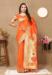 Picture of Stunning Silk Tomato Saree