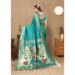 Picture of Magnificent Silk Teal Saree