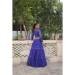 Picture of Georgette Dark Slate Blue Readymade Lehenga Choli