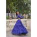 Picture of Georgette Dark Slate Blue Readymade Lehenga Choli
