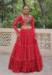 Picture of Superb Georgette Crimson Readymade Lehenga Choli