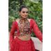 Picture of Superb Georgette Crimson Readymade Lehenga Choli