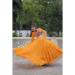 Picture of Enticing Georgette Golden Rod Readymade Lehenga Choli