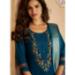 Picture of Delightful Silk Navy Blue Readymade Salwar Kameez