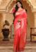 Picture of Grand Silk Dark Salmon Saree